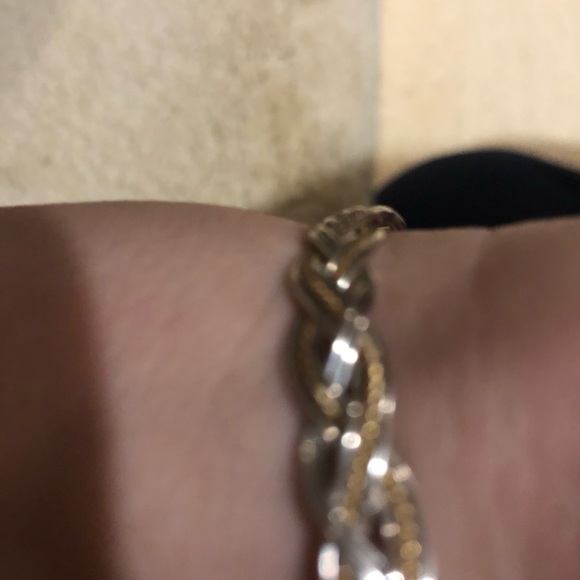 Bracelet, beautiful gold and silver - Picture 11 of 11